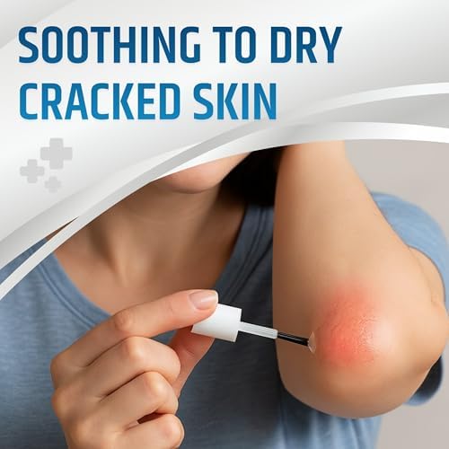 HelsRx skin protectant packaging highlighting fast drying and waterproof benefits for blisters and scrapes.