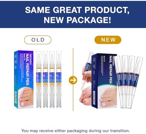 Fungal nail repair pen for yellow and brittle toenails
