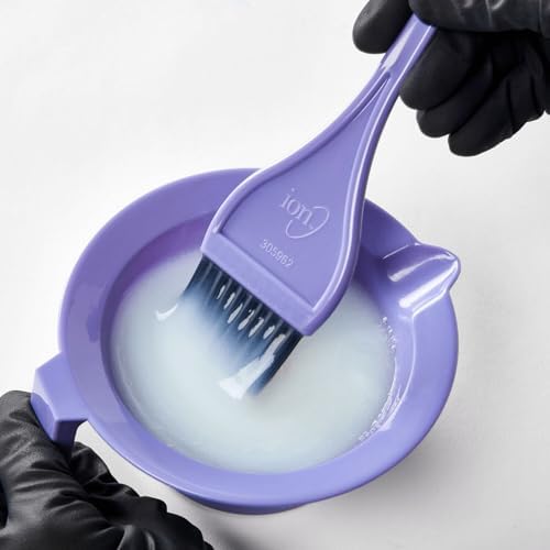 Professional Ion hair care developer bottle in a salon setting