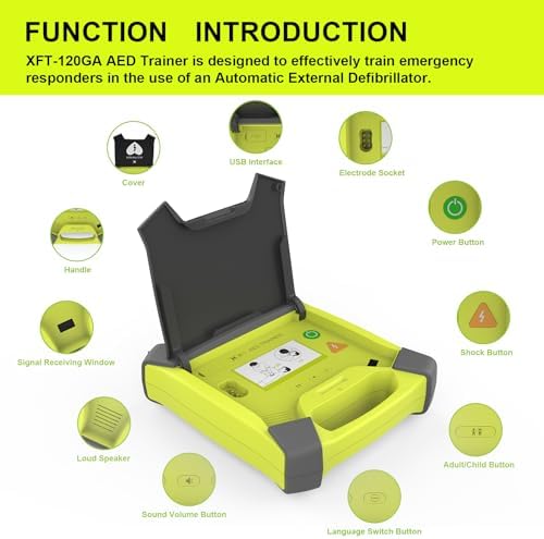 Instructors using the XFT remote control to manage AED training scenarios