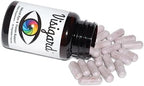 Visigard natural eye vitamin bottle side profile showing non-gmo and vegan attributes