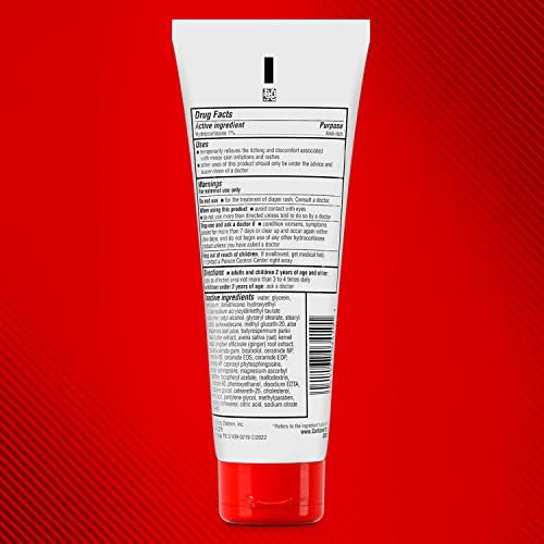 Cortizone 10 Psoriasis Lotion 3.4 ounce packaging showing one percent hydrocortisone label.