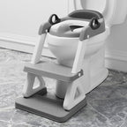 Close up of the easy grip safety handles on the Wiifo toddler potty ladder
