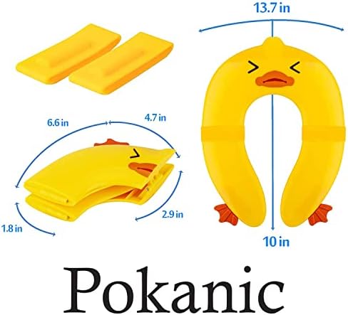 No gap joint mechanism of the Pokanic folding toilet trainer to prevent pinching