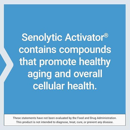 Top view of Life Extension Senolytic Activator packaging