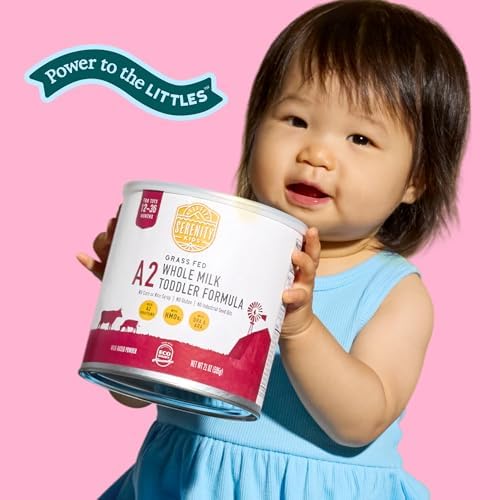 Authentic USA imported Serenity Kids A2 milk powder canister base details