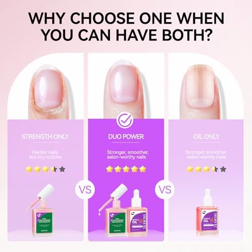 Natural nail growth kit contents and labels