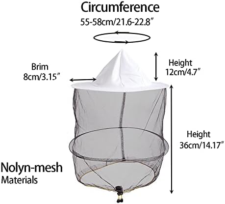 HunterBee outdoor hat with protective insect netting