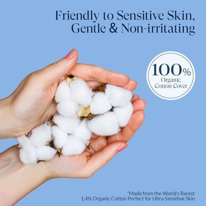 Organic regular absorbency ultra thin sanitary napkins with wings.