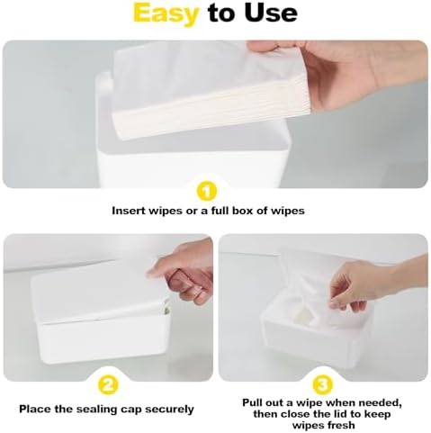 Eiszhjk non-slip wipes dispenser on bathroom counter