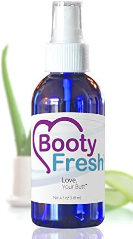 Close up of Booty Fresh spray nozzle designed for easy application to skin.
