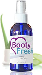 Close up of Booty Fresh spray nozzle designed for easy application to skin.