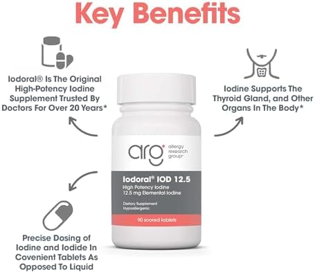 Optimox Iodoral nutritional supplement ingredient label