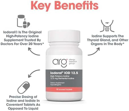Optimox Iodoral nutritional supplement ingredient label