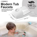 Tiblack baby bath helper installed on modern tub faucet