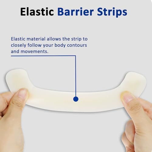 Thirty pieces pack of medical grade hydrocolloid skin barrier tape for ileostomy security