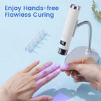 Rosiour mini nail lamp set up for travel and home use