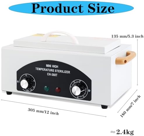 Bazargame Winb 1.5L dry heat sterilizer with lid closed