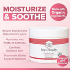BeeFriendly hormone-free vaginal cream for itching and irritation with natural beeswax.