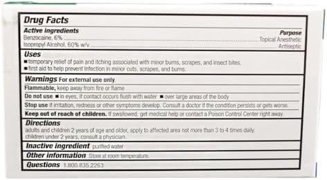 Individually wrapped medicated sting relief wipes for emergency first aid kits.