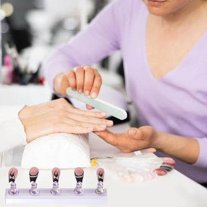 Components of magnetic practice nail holder set