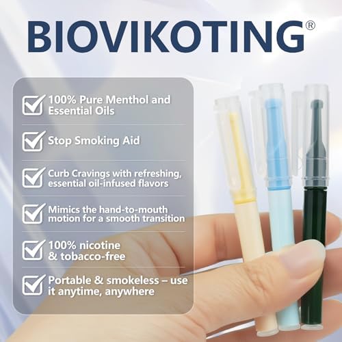 Close up of the stainless steel mouthpiece on a Biovikoting flavored air device