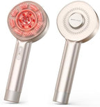 Xengva 3-in-1 hair care device displaying the red light therapy nodes activated