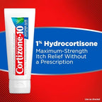 Cortizone-10 soothing aloe formula for fast-acting itch relief on sensitive skin.