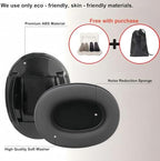 Zozzgo ear muffs demonstrating full ear coverage and soft fabric cushions