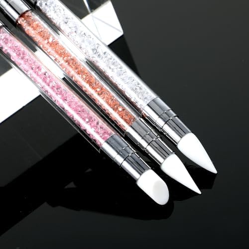 Detail of acrylic handle on AHQiZFX nail sculpting tool