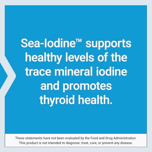 Supplement facts label of Life Extension Sea-Iodine imported USA