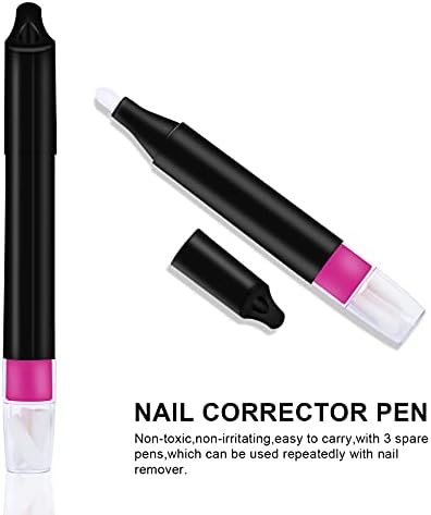 Close up of tapered nail corrector pen tip for precision