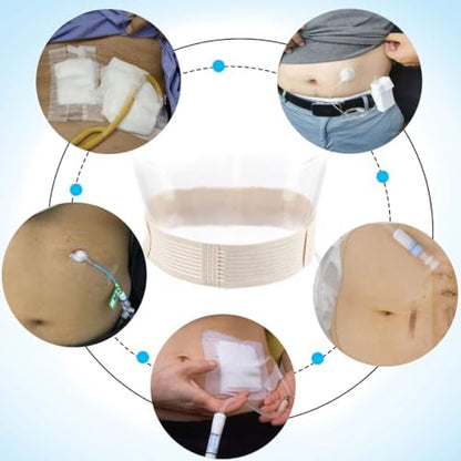 PAILON peritoneal dialysis protection band showing the seamless edge stitching for discreet apparel wear