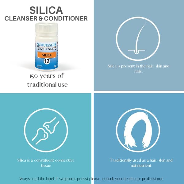 Bottle of 125 Silicea 6X homeopathic tablets