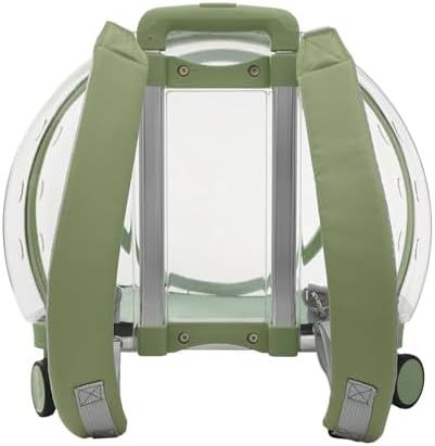 Cat Backpack Carrier, Transparent & Breathable Cat Carrier with Wheels, Large Space Bubble Pet Backpack for Kitty Dog Bunny Up to 20lbs, Multiple Carrying Options, Perfect for Traveling/Taking a Walk - Image 8