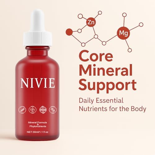 Back label of Quzoyu Nivie thyroid support drops illustrating the vegan and gluten free certifications.