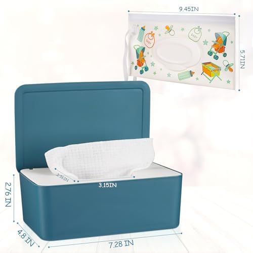 Whiidoom wipes container with lid open showing internal storage