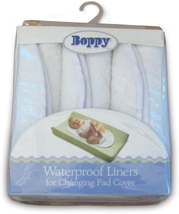 Boppy changing pad liners pack of three laid out flat