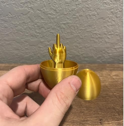 Premium quality metallic finish adult novelty egg product packaging view
