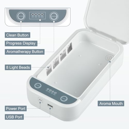 Soiiw USB sterilizer box for jewelry and phone accessories