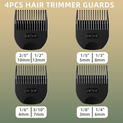 GROOMCUT durable composite plastic trimmer attachments highlighting the eight cutting lengths