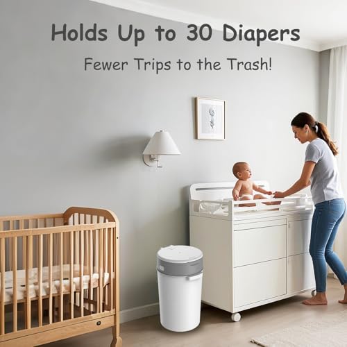 Bellababy baby diaper bin with included refill rings