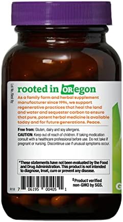 Oregon's Wild Harvest Aller-Aid supplement bottle rear label ingredient details