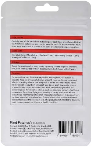 Kind Patches Love Patches transdermal wellness patch application