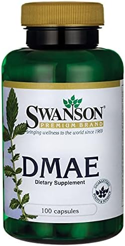 Authentic Swanson DMAE 130 mg cognitive health supplement bottle