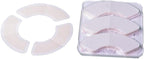 Three piece configuration ostomy barrier tape showing flexible application design