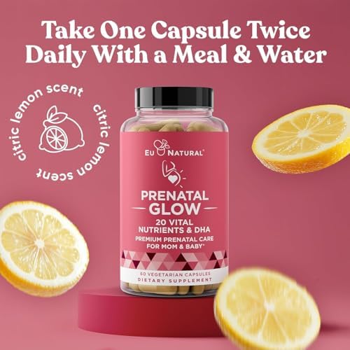 Eu Natural Glow Prenatal Vitamins safety seal and quality assurance