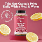 Eu Natural Glow Prenatal Vitamins safety seal and quality assurance