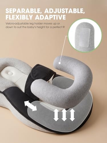 Kaatnii baby lounger showing non-slip base for safety