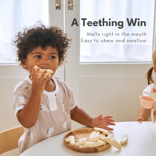 Multi pack bundle of Naeiae baby teether snacks displaying the authentic imported seals.